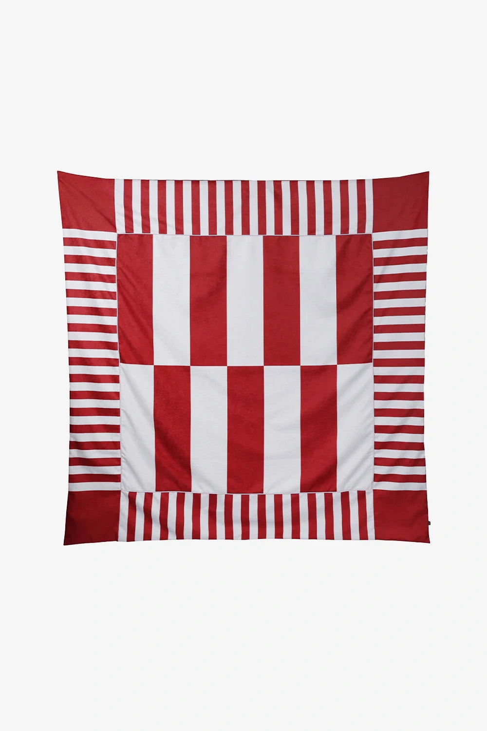 Narzuta na łóżko ETTORE PREMIUM 200x200 czerwono-niebieska