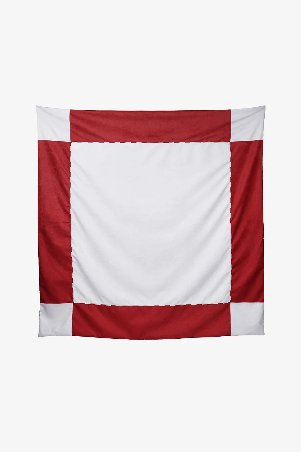 Narzuta na łóżko ETTORE PREMIUM 200x200 czerwono-niebieska