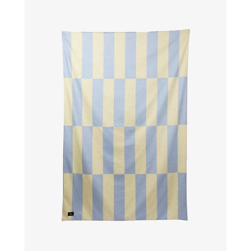 Narzuta niebiesko-żółta ETTORE 140x200 – nowoczesna narzuta na łóżko