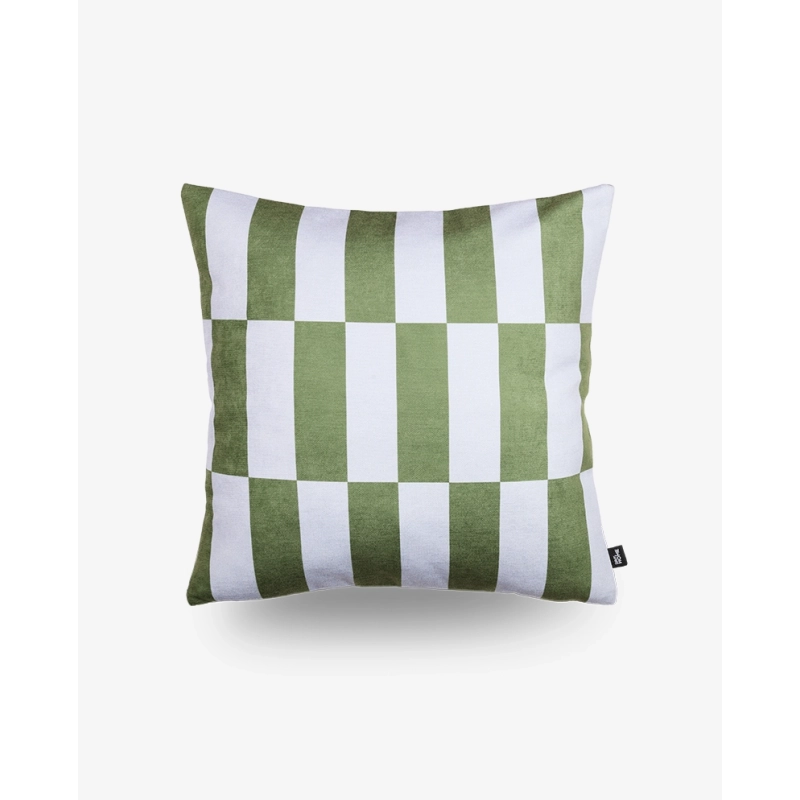 Poduszka dekoracyjna 45X45 zielono-niebieska - kolekcja Ettore | DAVIS HOME