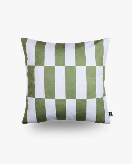 Poduszka dekoracyjna 45X45 zielono-niebieska - kolekcja Ettore | DAVIS HOME