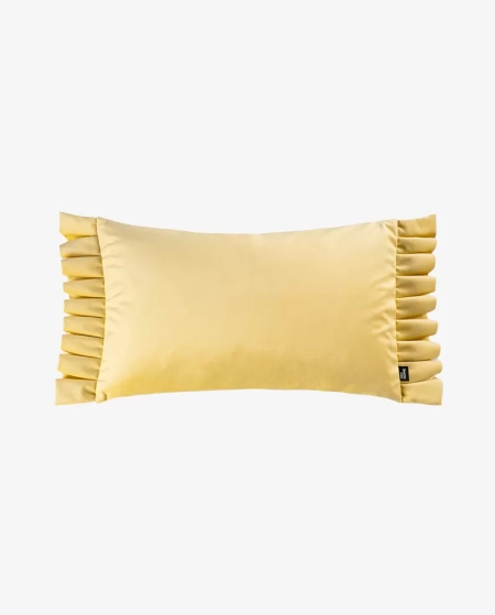 Poduszka dekoracyjna 45x45 żółta VALENCIA – Davis Home