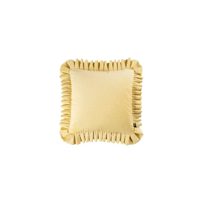 Poduszka dekoracyjna 45x45 żółta VALENCIA – Davis Home