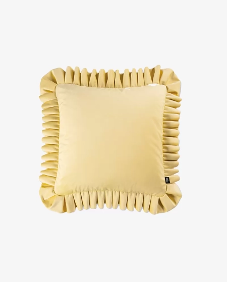 Poduszka dekoracyjna 45x45 żółta VALENCIA – Davis Home
