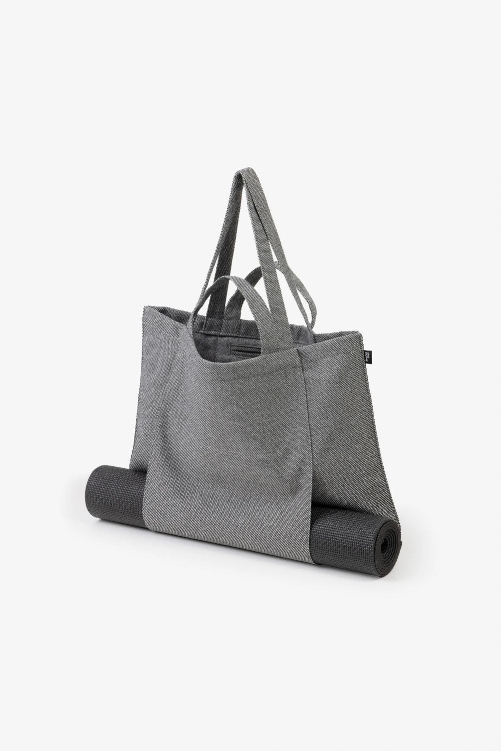 Torba na matę do jogi CALMA biało-czarna